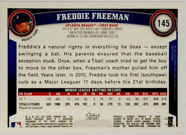 Freddie Freeman Rookie Card Checklist, Top List, Memorabilia Guide