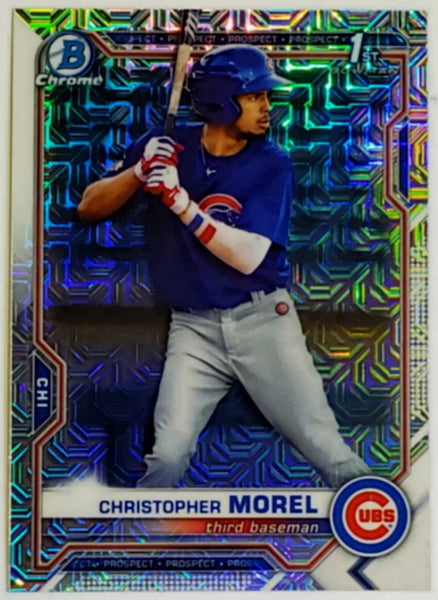 2021 Bowman Prospects #BP-131 Christopher Morel 1st Bowman Chicago Cubs  Baseball Card