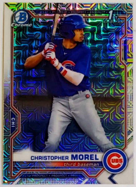 2021 Bowman Christopher Morel Paper 1st Prospect #BP-131 Cubs A68