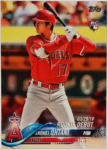 Shohei Ohtani Rookie Debut 2018 Topps Update #US285 Angels 2x MVP, ROY