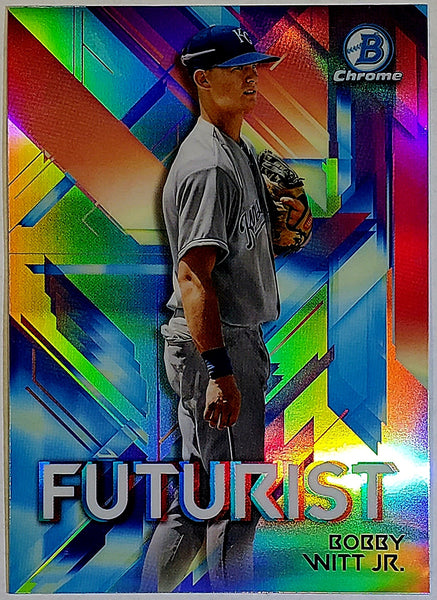 2022 MLB Topps Bowman Chrome Bobby Witt Jr HI-FI FUTURES SQUARES hot REFRACTOR