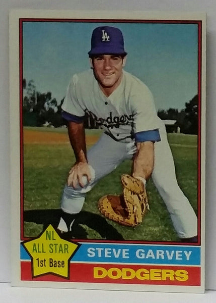 1976 Steve Garvey Topps Baseball Card 150 Sharp Corners No 