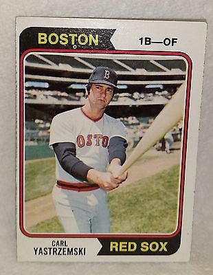 Carl Yastrzemski 1974 Topps Baseball #280 Red Sox HOF Yaz Triple-Crown