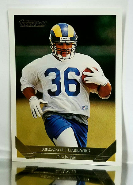 Jerome Bettis Rookie 1993 Topps Gold #604 "The Bus" RB, Rams, HOF ...