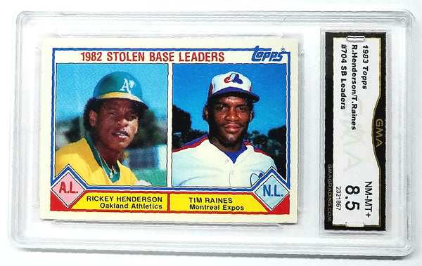 Rickey Henderson rookie card : r/baseballcards