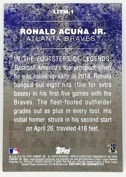 Baseball America on X: Celebrating Ronald Acuña Jr., the 2018 NL Rookie of  the Year.   / X