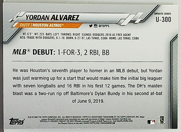 One of my favorite Astros, Yordan Alvarez🔥⚾️🧡💙 #44 #stilltippinon44
