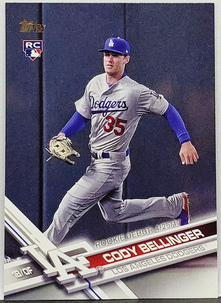 2017 TOPPS UPDATE #USS-43 CODY BELLINGER SALUTE ROOKIE RC, DODGERS,  060919 (B)