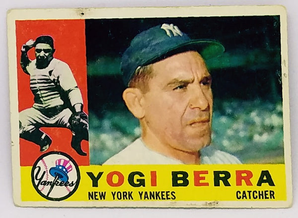 1960 YOGI BERRA 8 X 10 YANKEES TEAM ISSUE