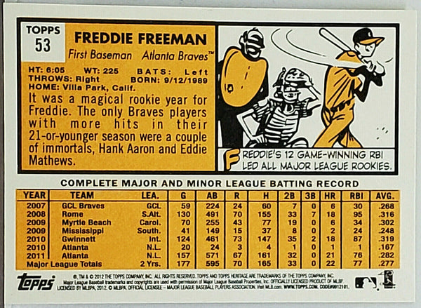 Top-selling Item] Brooklyn Dodgers Freddie Freeman 1933 Heritage 5