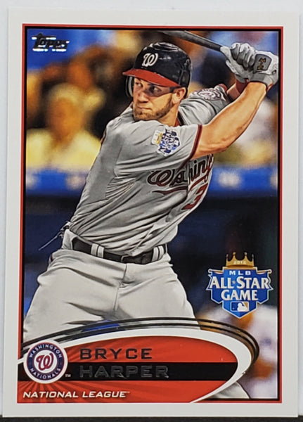 Bryce Harper All-Star ROOKIE CARD Topps Chrome Baseball WASHINGTON NATIONALS