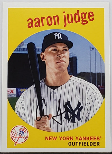 AARON JUDGE 2018 Topps Throwback Thursday #118 ~ Print Run /691 ~ YANKEES