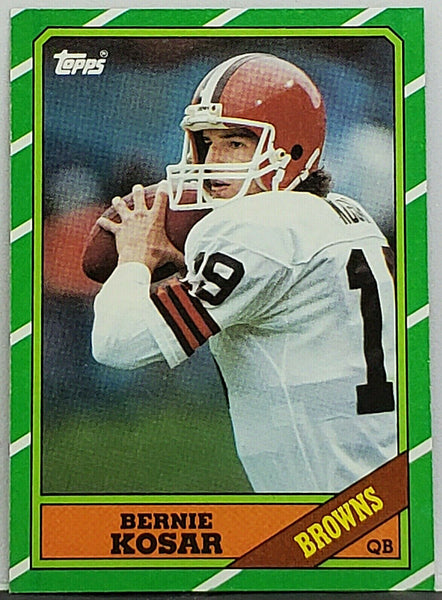 Bernie Kosar Cleveland Browns Signed Autographed 1986 Topps Rookie #187 SGC  COA