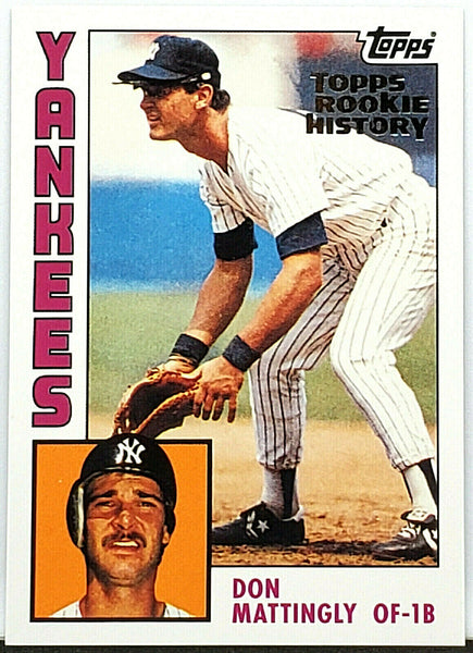 1983 DON MATTINGLY Rookie Arby's 18 Baseball MLB Card -  Denmark