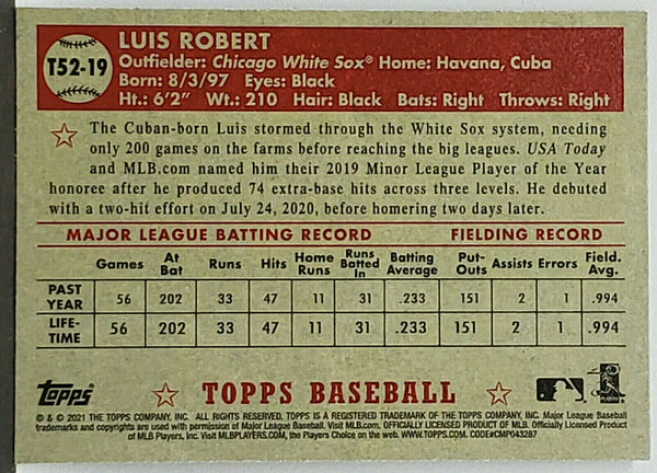Lids Luis Robert Chicago White Sox Fanatics Authentic 10.5 x 13  Sublimated Player Plaque