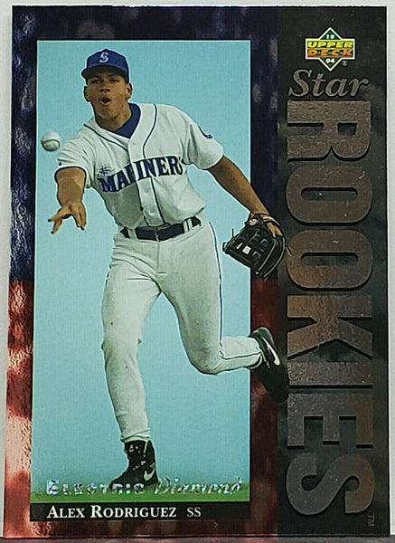 1994 Upper Deck - ALEX RODRIGUEZ - Electric Diamond Star Rookie Card #24  MINT!
