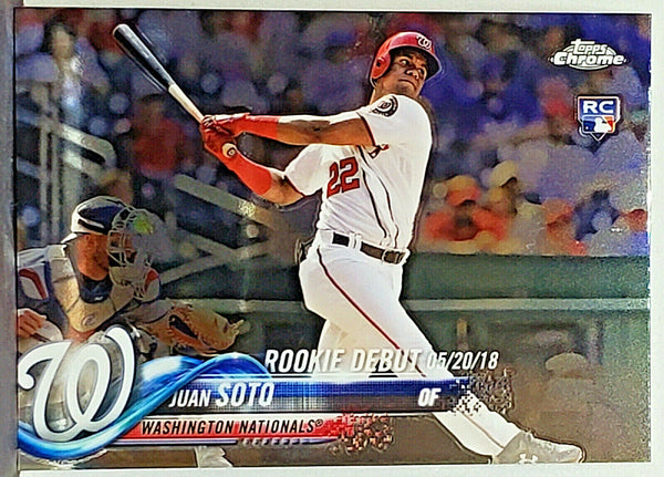 2022 Juan Soto Topps Update BLUE 1987 DESIGN #87TBU-22 Washington Nati