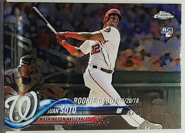 Juan Soto Rookie Legends Insert 2018 Topps Update #LITM-8, Nationals –