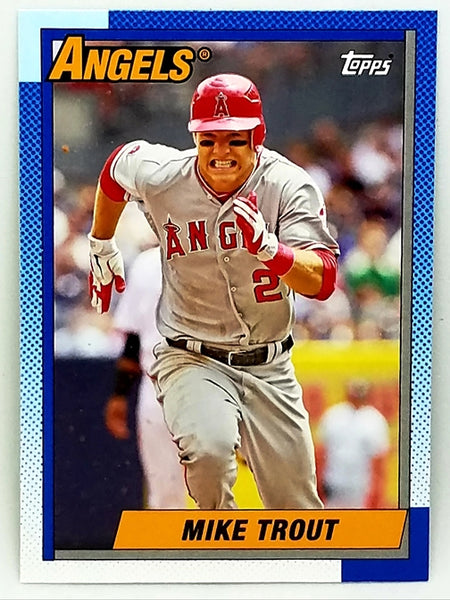 Mike Trout 2017 TOPPS GYPSY QUEEN THROWBACK VARIATION GREEN SP #200 ANGELS!