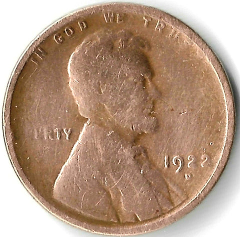 1922, Lincoln, Wheat, Cent, Coin, Penny, 1922, Error, Weak, Weak D, Denver, Mint, D, Semi-Key, semi-key, Semi Key, Roaring Twenties, Roaring 20s, Era, Detail, Lines, Shiny, Low Mintage, Semi, Key Date, Mint Mark, Mintmark, Copper, Wheatie, Wheat Ears, Detail, Wheat Back, Vintage, Rare, Metal, Antique, Collectible, Memorabilia, Invest, Hobby, Coins