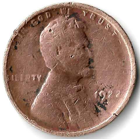 1922, Lincoln, Wheat, Cent, Coin, Penny, 1922, Error, Weak, Weak D, Denver, Mint, D, Roaring Twenties, Roaring 20s, Era, Detail, Lines, Shiny, Low Mintage, Semi, Key Date, Mint Mark, Mintmark, Copper, Wheatie, Wheat Ears, Detail, Wheat Back, Vintage, Rare, Metal, Antique, Collectible, Memorabilia, Invest, Hobby, Coins