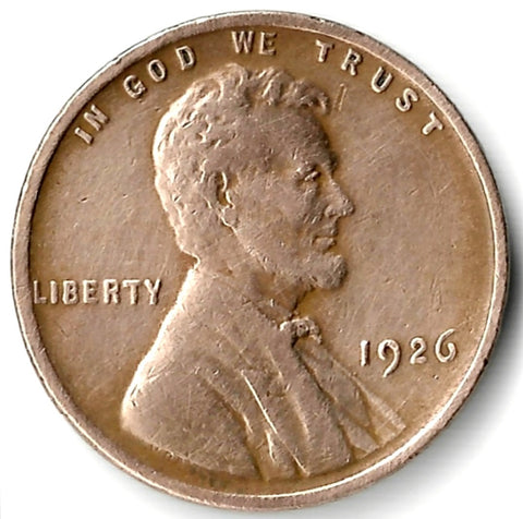 1926, Lincoln, Wheat, Cent, Coin, Penny, 1926-P, Philadelphia, Mint, P, Roaring Twenties, Roaring 20s, Era, Detail, Lines, Shiny, Low Mintage, Semi, Key Date, Mint Mark, Mintmark, Copper, Wheatie, Wheat Ears, Detail, Wheat Back, Vintage, Rare, Metal, Antique, Collectible, Memorabilia, Invest, Hobby, Coins