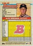 Bregman, Alex, Rookie, Refractor, 1992, Retro, 2017, Bowman, Chrome, 92B-AB, Topps, RC, All-Star Game MVP, ASG, World Series, Minute Maid, Houston, Astros, Boston, Red Sox, Home Runs, Slugger, RC, Baseball, MLB, Baseball Cards