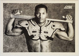 Jackson, Bo, Shoulder Pads, 1990, Score, 697, All-Star, All-Star Game MVP, ASG, Phenom, 2-Sports, Dual Sport, Athlete, Football, Los Angeles, Raiders, NFL, Bo Knows, Kansas City, Royals, Home Runs, Slugger, RC, Baseball, MLB, Baseball Cards