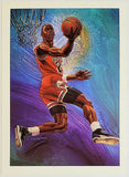 Jordan, Michael, 1990, Hoops, Ilustrated, Art, Checklist, 358, HOF, ROY, MVP, All-Star, Finals, GOAT, Chicago, Bulls, Wizards, Finals, Champ, Basketball, Points, Hobby, NBA, Basketball Cards