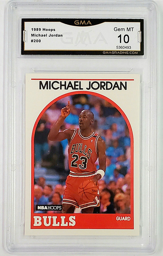 1989 Hoops #200 2024 Michael Jordan GMA 10 GEM MINT Chicago Bulls HOF Dream Team