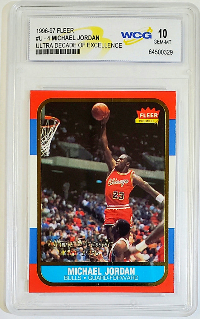 Michael Jordan! 6x nba newest champ! Gold fleer