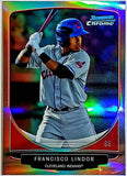 Lindor, Francisco, Rookie, Refractor, Mini, 2013, Bowman, Chrome, Cream Of The Crop, CC-CI2, RC, Topps, Shortstop, Platinum Glove, Gold Glove, Cleveland, Indians, New York, Mets, Home Runs, Slugger, RC, Baseball, MLB, Baseball Cards