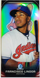 Lindor, Francisco, Rookie, Refractor, Mini, 2015, Bowman, Chrome, Prospect, Profiles, PP-6, PP6, RC, Topps, Shortstop, Platinum Glove, Gold Glove, Cleveland, Indians, New York, Mets, Home Runs, Slugger, RC, Baseball, MLB, Baseball Cards