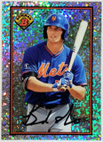 Nimmo, Brandon, Rookie, Silver Diamond, Refractor, Cracked Ice, Holo, Chrome, 1989 Bowman, Retro, 2014, Bowman, 89BIB-BLI, Topps, RC, Outfield, Defense, New York, Mets, Home Runs, Slugger, RC, Baseball, MLB, Baseball Cards