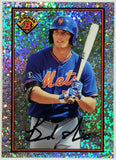 Nimmo, Brandon, Rookie, Silver Diamond, Refractor, Cracked Ice, Holo, Chrome, 1989 Bowman, Retro, 2014, Bowman, 89BIB-BLI, Topps, RC, Outfield, Defense, New York, Mets, Home Runs, Slugger, RC, Baseball, MLB, Baseball Cards