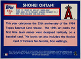 Ohtani, Shohei, Mojo, Refractor, Mega, Box, Silver, Pack, 1984, Retro, 35th, Anniversary, Insert, 2019, Topps, Chrome, T84-17, T8417, 17, Rookie Of The Year, ROY, MVP, Pitcher, 2-Way, Japan, Japanese, Los Angeles, Angels, Anaheim,  Dodgers, World Series, WBC, Strikeouts, Home Runs, Slugger, RC, Baseball, MLB, Baseball Cards