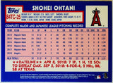 Ohtani, Shohei, 1984, Retro, 35th Anniversary, Insert, 2019, Topps, Chrome, 84TC-25, 84TC25, Rookie Of The Year, ROY, MVP, Pitcher, 2-Way, Japan, Japanese, Los Angeles, Angels, Anaheim,  Dodgers, World Series, WBC, Strikeouts, Home Runs, Slugger, RC, Baseball, MLB, Baseball Cards