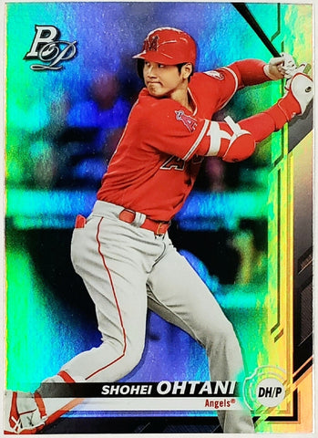 Ohtani, Shohei, Holo, Foil, Refractor, 2019, Bowman, Platinum, 2, Topps, Rookie Of The Year, ROY, MVP, Pitcher, 2-Way, Japan, Japanese, Los Angeles, Angels, Anaheim,  Dodgers, World Series, WBC, Strikeouts, Home Runs, Slugger, RC, Baseball, MLB, Baseball Cards