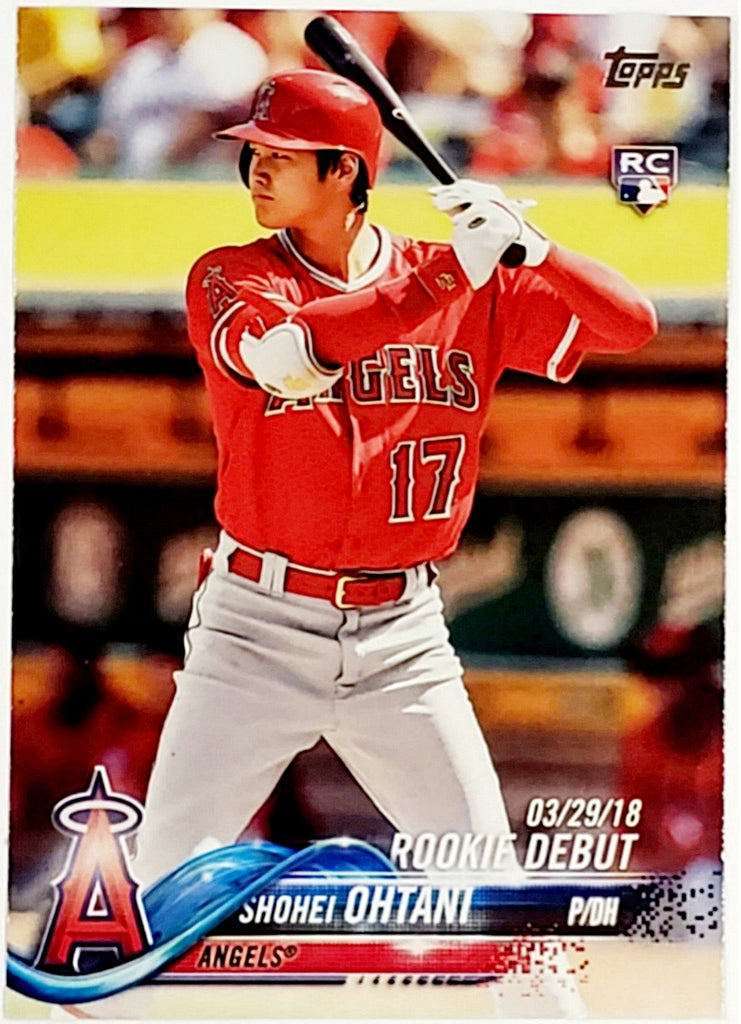 2018 Topps Update Series Shohei Ohtani US285 RC Rookie Debut Los