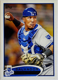 Perez, Salvador, Rookie, Catcher, Sal, 2012, Topps, 343, RC, All-Star, Gold Glove, Silver Slugger, WS MVP, World Series, Champ, Champion, Title, Ring, Kansas City, Royals, KC, Home Runs, Slugger, RC, Baseball, MLB, Baseball Cards