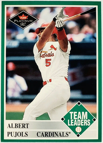 Pujols, Albert, Rookie, 2001, Fleer, Platinum, Series 2, Checklist, 435, RC, The Machine, Rookie Of The Year, ROY, MVP, World Series, St Louis, Cardinals, Angels, Dodgers, Home Runs, Slugger, RC, Baseball, MLB, Baseball Cards