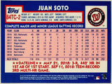 Soto, Juan, 1984, Retro, 35th Anniversary, Insert, 2019, Topps, Chrome, 84TC-2, All-Star, Batting Title, World Series, Washington, Nationals, San Diego, Padres, New York, Yankees, Mets, World Series, Home Runs, Slugger, RC, Baseball, MLB, Baseball Cards