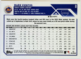 Vientos, Mark, Rookie, X-Fractor, XFractor, Refractor, Variation, 2023, Topps, Chrome, 8, RC, Prospect, Draft, Speed, Power, New York, Mets, Home Runs, Slugger, RC, Baseball, MLB, Baseball Cards