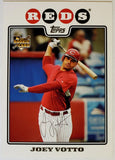 Votto, Joey, Rookie, Flagship, 2008, Topps, 319, RC, Phenom, MVP, 1st Base, First Base, 1st Baseman, First Baseman, On-Base Percentage, OBP, Canada, Canadian, Cincinnati, Reds, Home Runs, Slugger, RC, Baseball, MLB, Baseball Cards