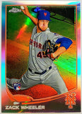 Wheeler, Zack, Rookie, Refractor, 2013, Topps, Chrome, 180, RC, New York, Mets, Philadelphia, Phillies, Pitcher, Strikeouts, Ks, Baseball, MLB, RC, Baseball Cards