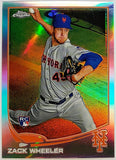 Wheeler, Zack, Rookie, Refractor, 2013, Topps, Chrome, 180, RC, New York, Mets, Philadelphia, Phillies, Pitcher, Strikeouts, Ks, Baseball, MLB, RC, Baseball Cards