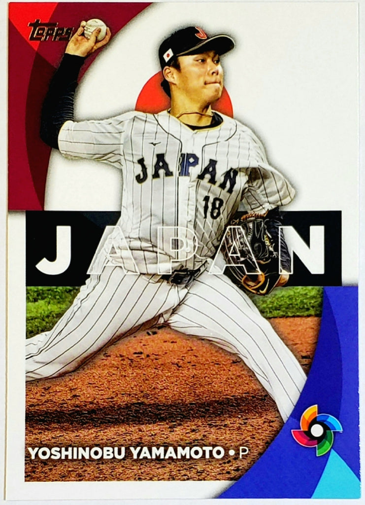 Yoshinobu Yamamoto Rookie World Baseball Classic 2023 Topps, Japan –  CardboardandCoins.com