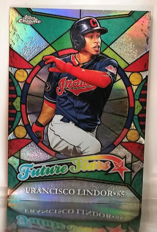  Francisco Lindor 2015 Panini Elite Future Threads