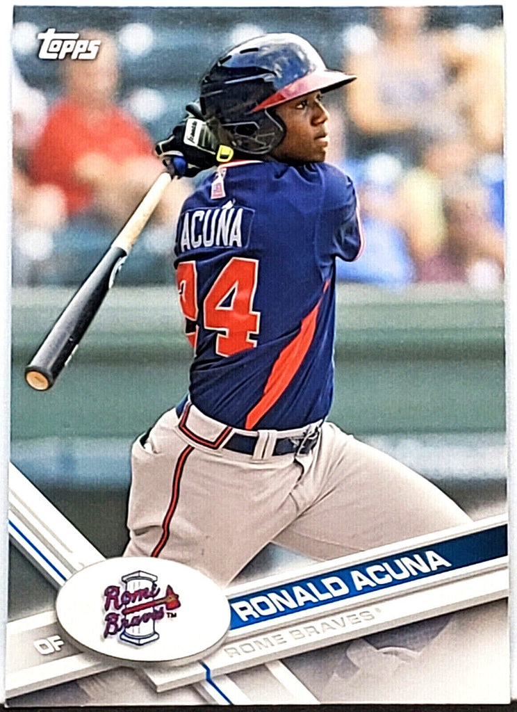 Top 10 Ronald Acuna Jr. Rookie Baseball Cards
