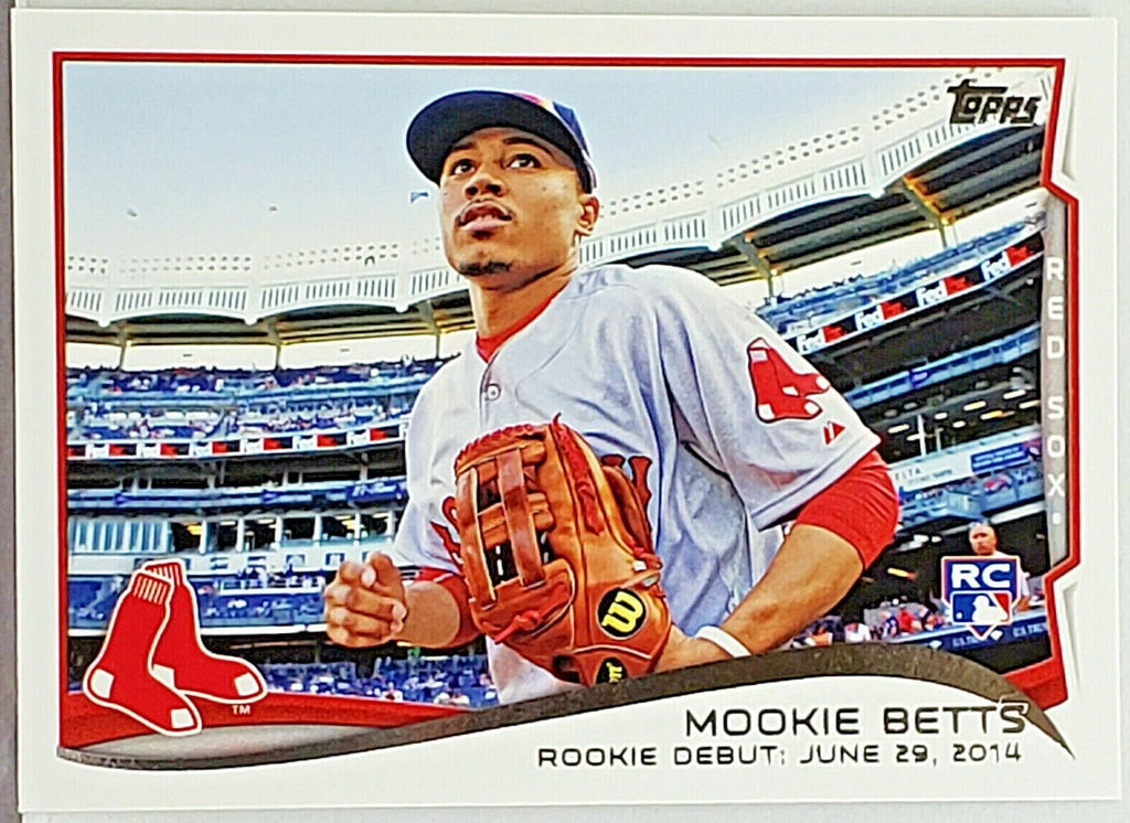 Mookie Betts Rookie 2013 Panini Prizm Draft #46, Red Sox, Dodgers